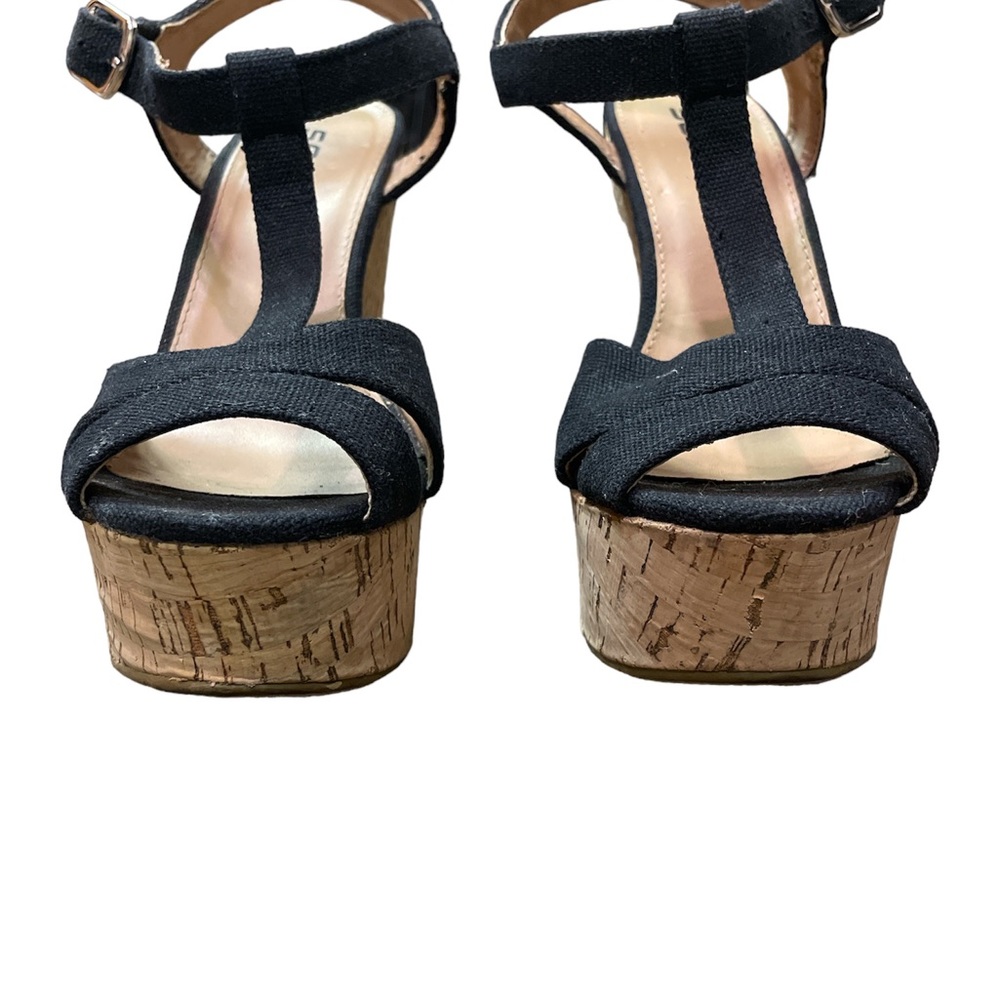 SODA T STRAP PLATFORM WEDGE HEEL - Picture 6 of 8